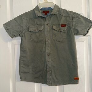 7 For All Mankind Sage Green Shirt